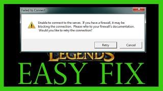 [Fix] Unable to connect to server. If you have a firewall, it may be blocking the connection.