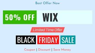 50% OFF Wix Black Friday Sale 2024 [+Domain]