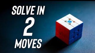 How to Solve a Rubik's Cube in 2 Moves