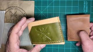 The Kam+ & The Topsider Bifold LT Wallets by Open Sea Leather EDC ASMR Minimalist