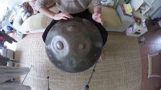 Taopan Handpan - 3 Ding Mutant layout - "Leaf scale extended" – PREVIEW