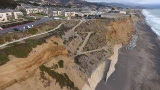 Pacifica Coastal Erosion 310 Esplanade Beach Path