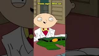 Stewie becomes Peter | #shorts #familyguy #stewiegriffin