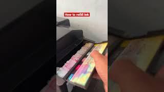 How to refill ink || Epson L805 printer