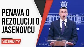 Penava o Rezoluciji o Jasenovcu: 'Aleksandar Vučić, njegova velikosrpska agenda i velik dio SPC-a'