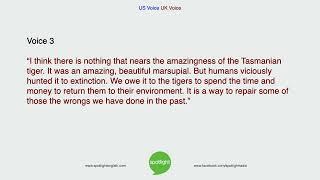 Hope for the Tasmanian Tiger | ADVANCED | practice English with Spotlight