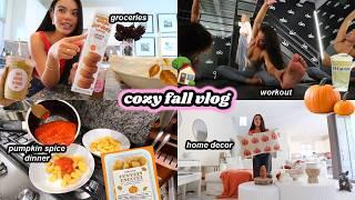 cozy fall vlog ️🪵 Decorating the House, Autumn Errands, Fall Outfits & Whitefox Haul