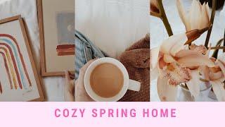 COZY SPRING home transformation | NO BUY + Shop my own decor 