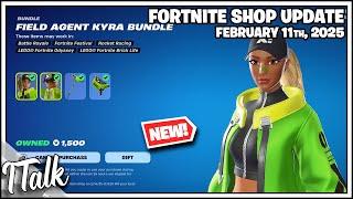 *NEW* FIELD AGENT KYRA & EMOTE! Fortnite Item Shop [February 11th, 2025] (Fortnite Chapter 6)