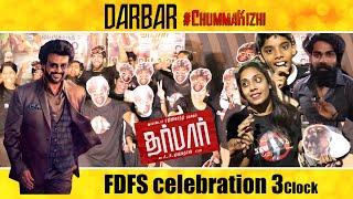 Darbar FDFS Celebration | 3 O'Clock | kasi theatre | Super Star Rajini | nayanthara