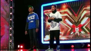 Lazy J & Big Guy Audition (X Factor Australia)