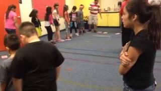 Cake walk at Peralta elementary school