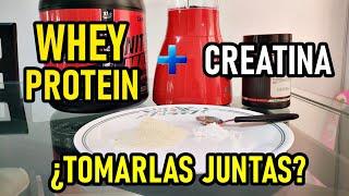 ¿TOMAR CREATINA JUNTO CON WHEY PROTEIN ES RECOMENDADO PARA GANAR MASA MUSCULAR Y FUERZA?