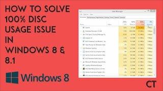 How To Solve 100% Disc Usage Issue in Windows 8 & 8.1