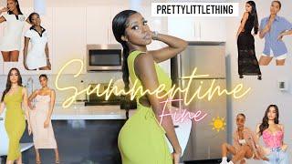 PRETTYLITTLETHING TRY ON HAUL | SUMMERTIME FINE