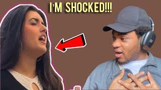 REACTION to - Angelina Jordan SHOCKS!! The whole train station in London, this was so amazing!!!