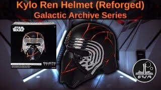 Kylo Ren reforged Helmet from the Galactic Archive Series review