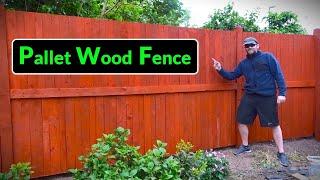 Building a Garden Fence from Pallet Wood & Scraps (DIY Garden Project)