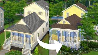 I tried to renovate the ugliest house in The Sims 4 base game