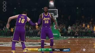 Superb Fancy the one Lakers beatdown Celtics pt 2. 110-63