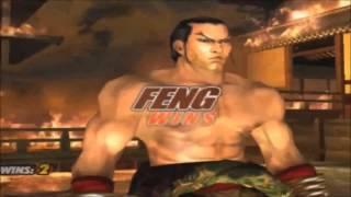 Tekken 5: Feng Wei All Intros & Win Poses