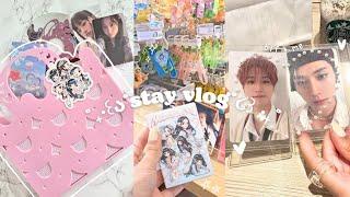 [STAY VLOG] cozy vlog w/ friends ˖° ⋆˚ kpop album shopping, newjeans unboxing, korean street food 