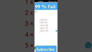 99% Fail  l Math Tricky Question l#maths #puzzle #mathstricks #gkfact #mathematicspuzzles #shorts