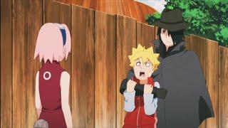 Boruto And Sasuke Meet Kid Sakura, Sasuke Tries To Escape From Sakura - Boruto Episode 129