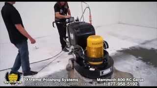 HOW-TO Operate the Mammoth Concrete Grinder 800 RC | Xtreme Polishing Systems