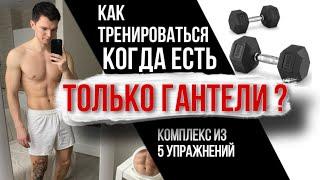 Тренировка с Гантелями. Делай этот Комплекс из 5 Упражнений