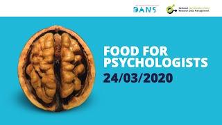 Food for Psychologists 2020 | Introduction by DANS Director Henk Wals