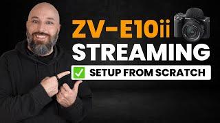 Full Sony ZV-E10 ii LIVE Streaming Setup w/ Elgato Camlink