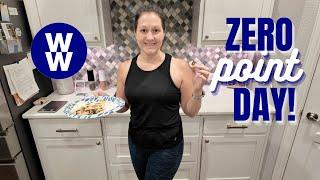 ZERO POINT DAY ON WEIGHT WATCHERS/ WHAT I EAT IN A DAY