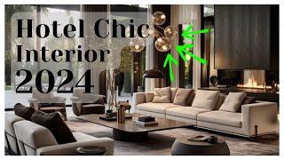 Hotel Chic Interior Design 2024: A Luxurious Appearance Just At Home!