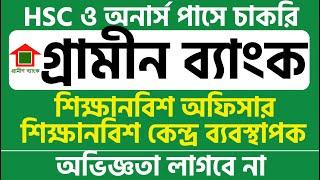 Grameen Bank New Job Circular 2024: Trainee Officer: Trainee Center Manager