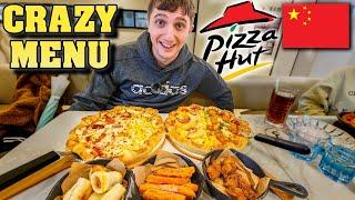 Pizza Hut in China is INSANE!! | Americans Try Chinese Pizza Hut! 