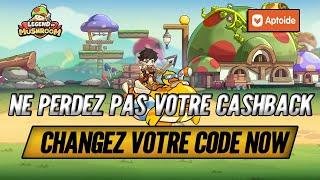 NEW CODE MUSH2 : Ne Perdez pas votre Cashback avec Aptoide sur Legend of Mushroom !