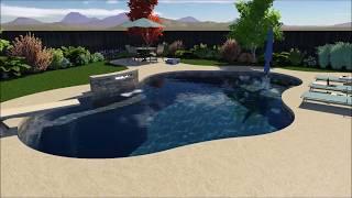 The Varanini Pool - Pool Creator Pro 3D Model