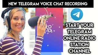 Telegram Voice Chat 2.0 - Now on Channels!! with Session Recordings.