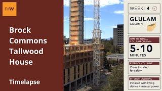 Brock Commons Time Lapse - UBC Tall Wood Building
