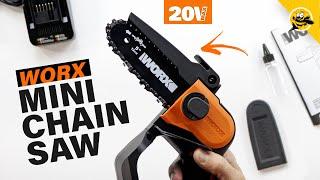 WORX 20V Mini Chainsaw - WAY BETTER Than Expected!