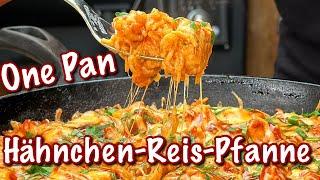 One Pan Gericht Hähnchen-Reis-Pfanne - Westmünsterland BBQ