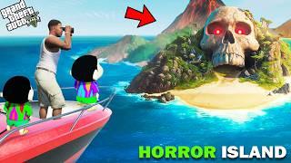 Shinchan And Franklin Visit The HORROR Island In GTA 5!