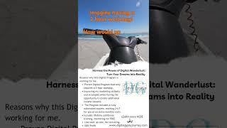 Harness the Power of Digital Wanderlust: Turn Your Dreams into Reality with a 2-hour workday
