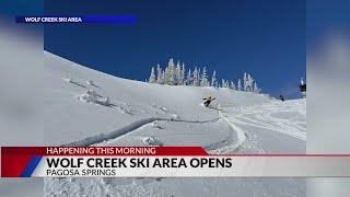 Wolf Creek Ski Area opens Tuesday