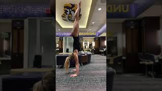 Olivia Dunne Doing the Best Kind of Handstand Banned Tiktok #shorts #oliviadunne #gymnast