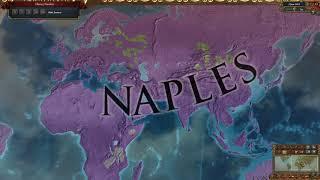 EU4: Naples - One Tag World Conquest (Timelapse)