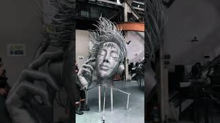 Sculpture "Harmony" by Alexey | Aluminum wire 8mm inside welding #modernsculpture #creative