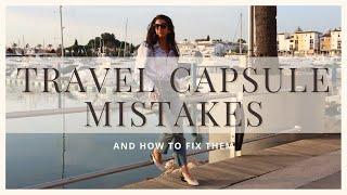 Travel Capsule Wardrobe Mistakes And How To Fix Them