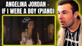 Angelina Jordan -  If I Were A Boy (Piano Diaries by Toby gad) - Reaction